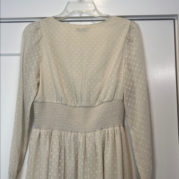 Patrons of Peace Altura Cream Long Sleeve boho Dress size small. - Picture 9 of 13